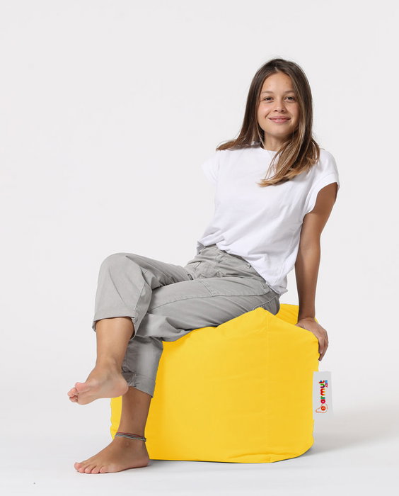 Atelier Del Sofa Square Pouf - Amarillo